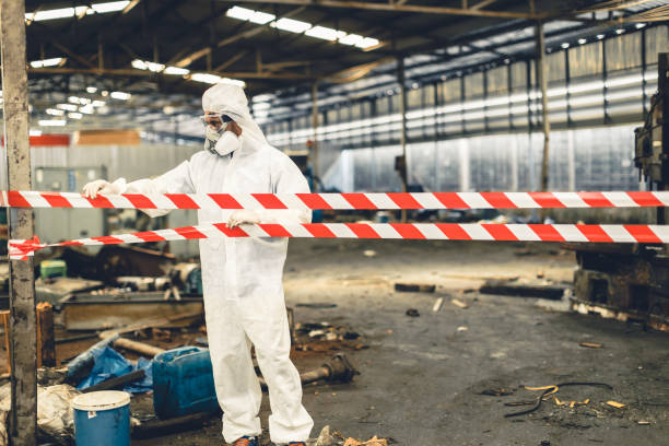 Professional Odor Removal technician working in Greensboro, NC